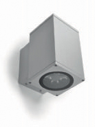 401019.WW.30.G  Hydrotech Medium 01 Square Pro, 1x14W LED Warm White, Textured Grey 30° Luminaire,